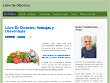 Tablet Screenshot of libredediabetes.org
